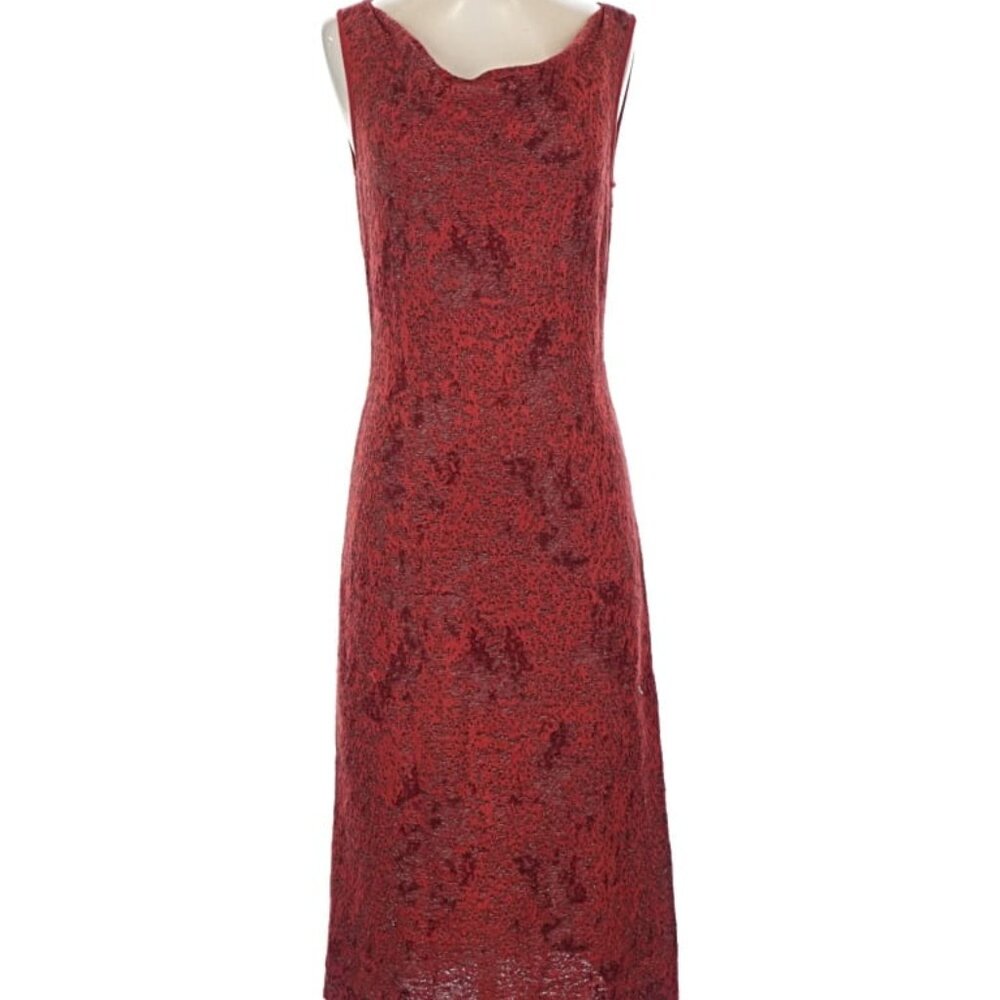 Elegant Red Lace Dress